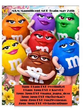 M&M's Magnificent MOD Train May 24TH ALL DAY - Live Show Listing